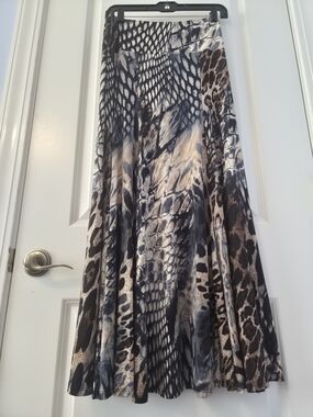 Vintage Whimisigoth Multiprint Maxiskirt